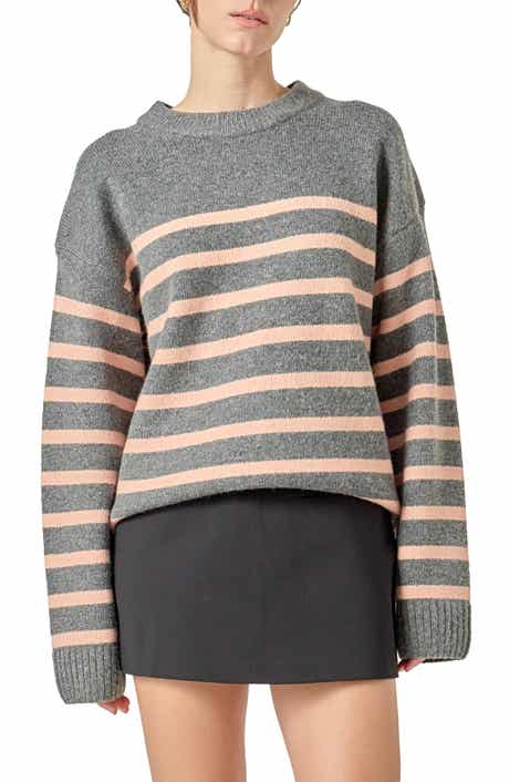 English Factory Stripe Crewneck Sweater