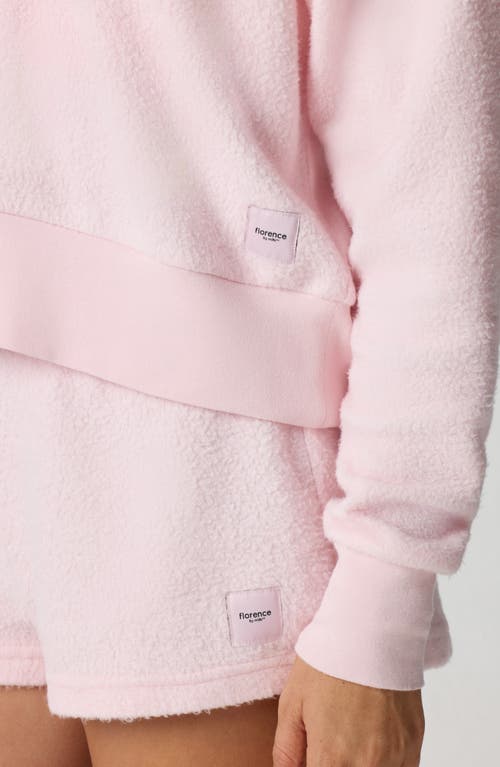 Florence By Mills Supersoft Crop Hoodie In Pink