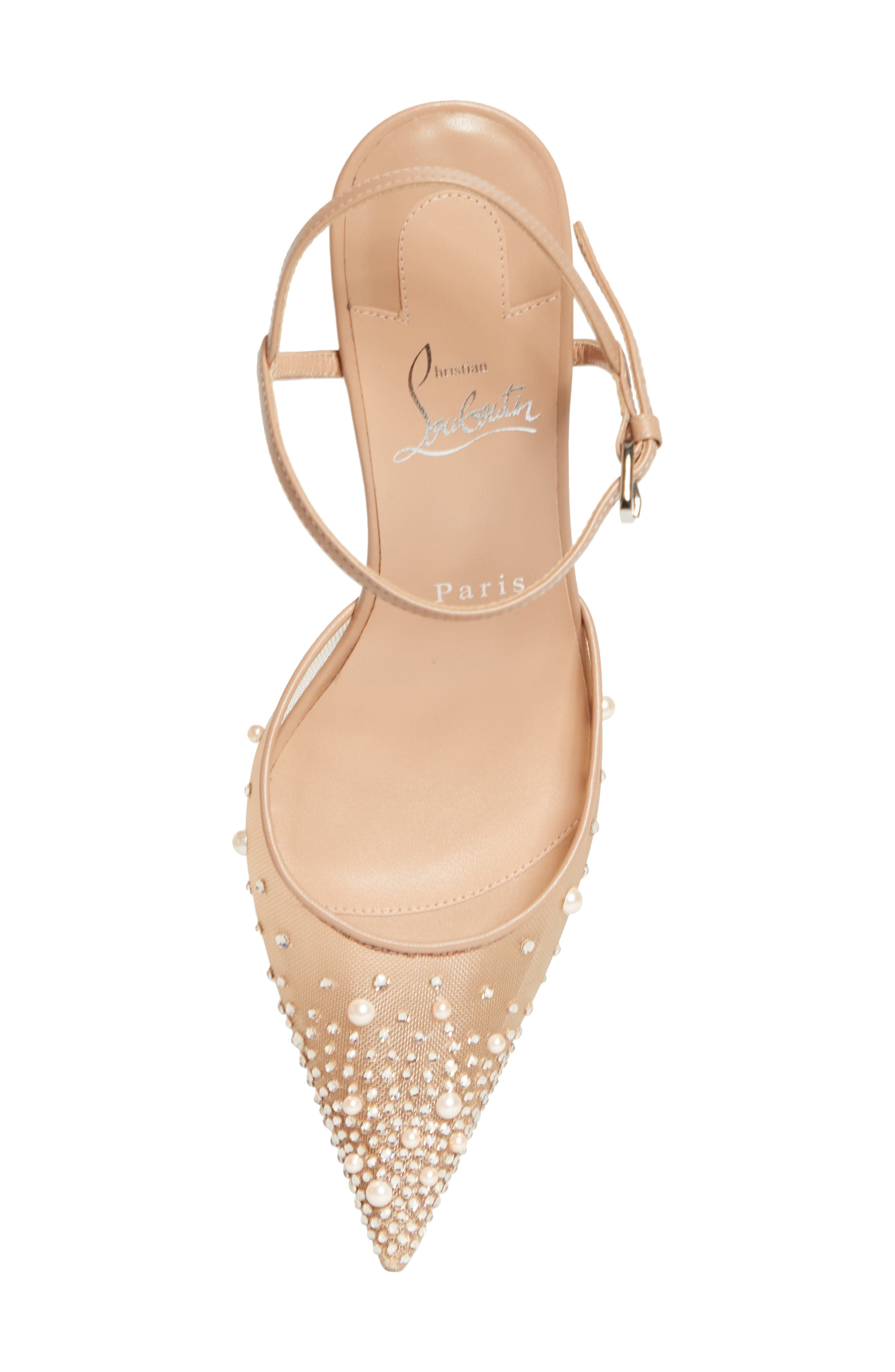 Christian Louboutin Miss Z Riviera Pump, Alternate, color, Blush/ Blush