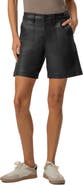 KUT from the Kloth Hailey High Waist Coated Denim Bermuda Shorts