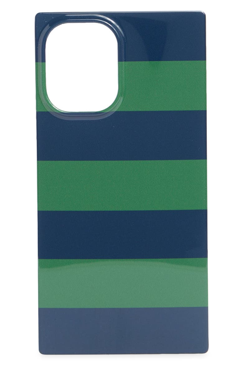 iPhone 16 Case, Main, color, NAVY AND GREEN RUGBY