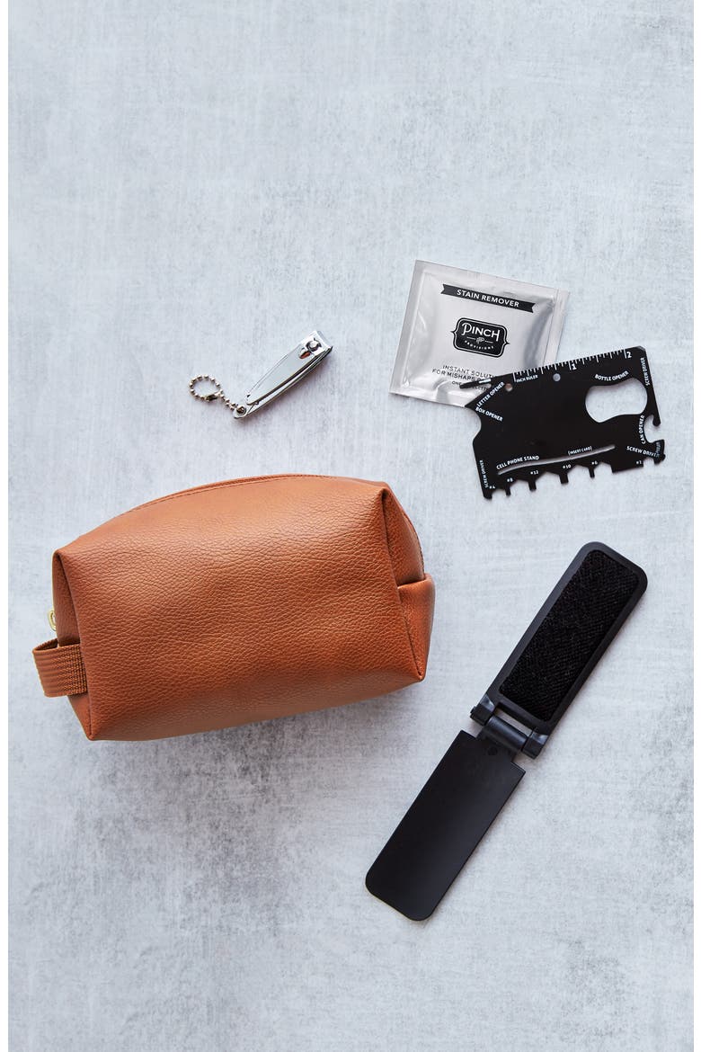 Hemergency Kit, Alternate, color, COGNAC BROWN
