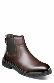Brady Faux Leather Plain Toe Chelsea Boot