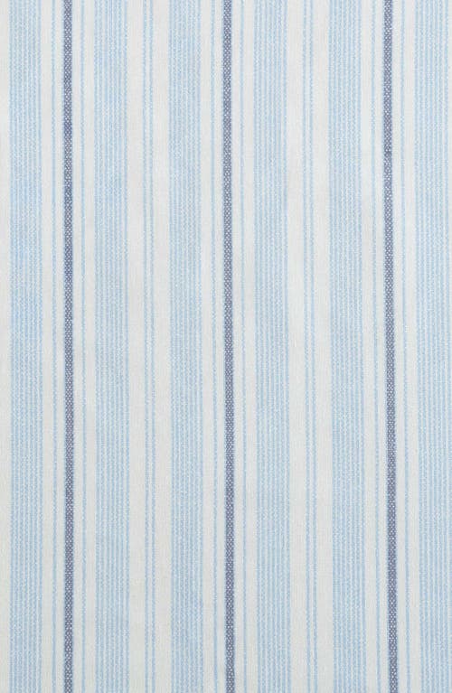 Nautica Camp Stripe 200 Thread Count Sheet Set In Lt-pastel Blue
