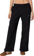 EDIKTED LA Logo Wide Leg Sweatpants