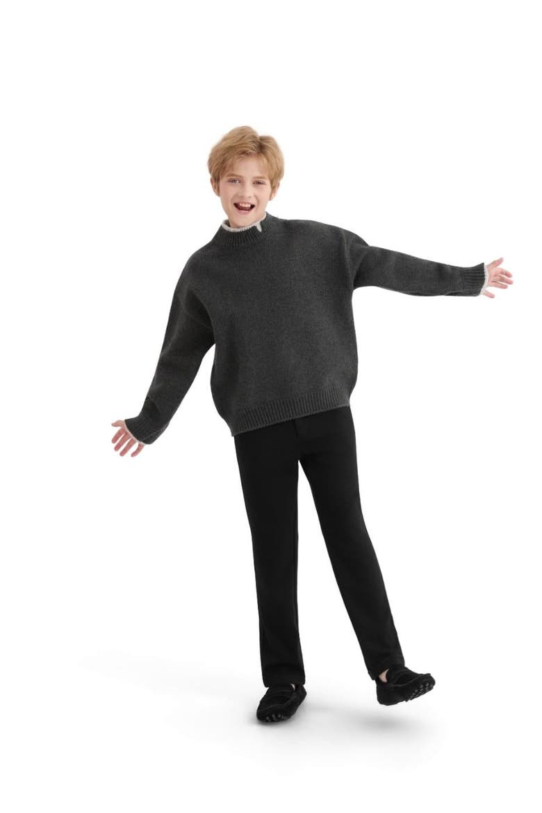 Classic Knit Sweater, Alternate, color, Grey