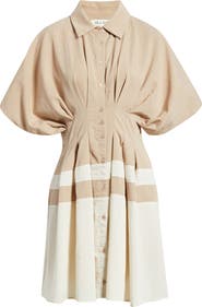 Mila Mae Pleated Shirtdress