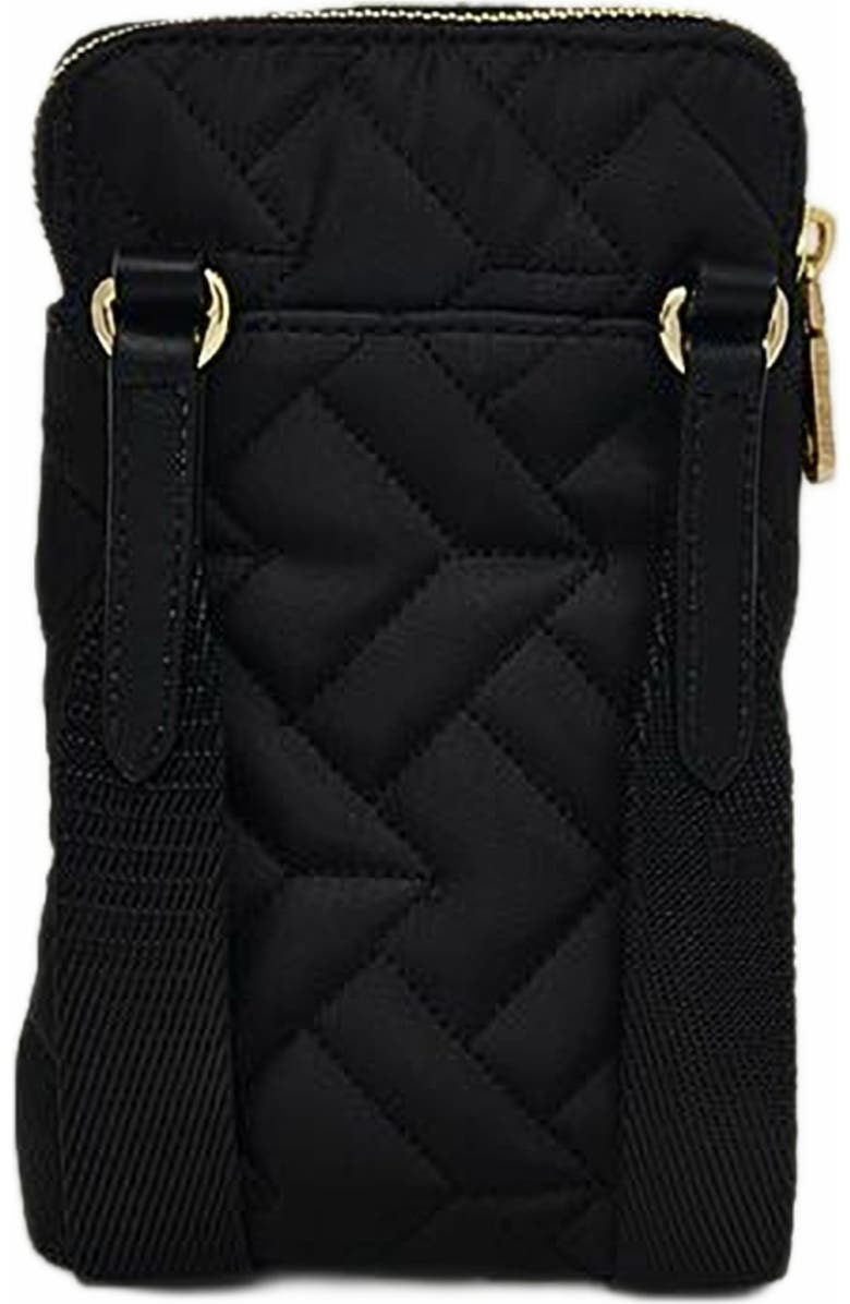 Radley Holland Park - Quilt Medium Zip Around Phone Crossbody Bag, Alternate, color, Black