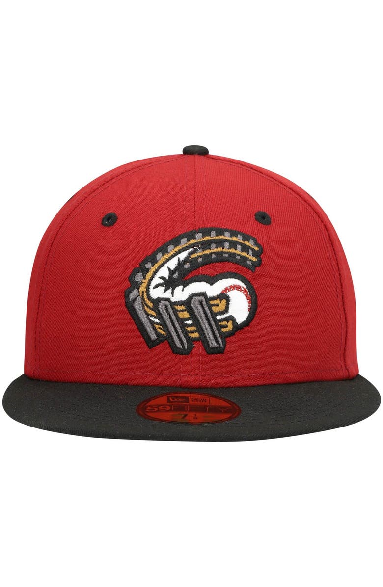New Era Men's New Era Red Altoona Curve Authentic Collection Team Alternate 59FIFTY Fitted Hat, Alternate, color,