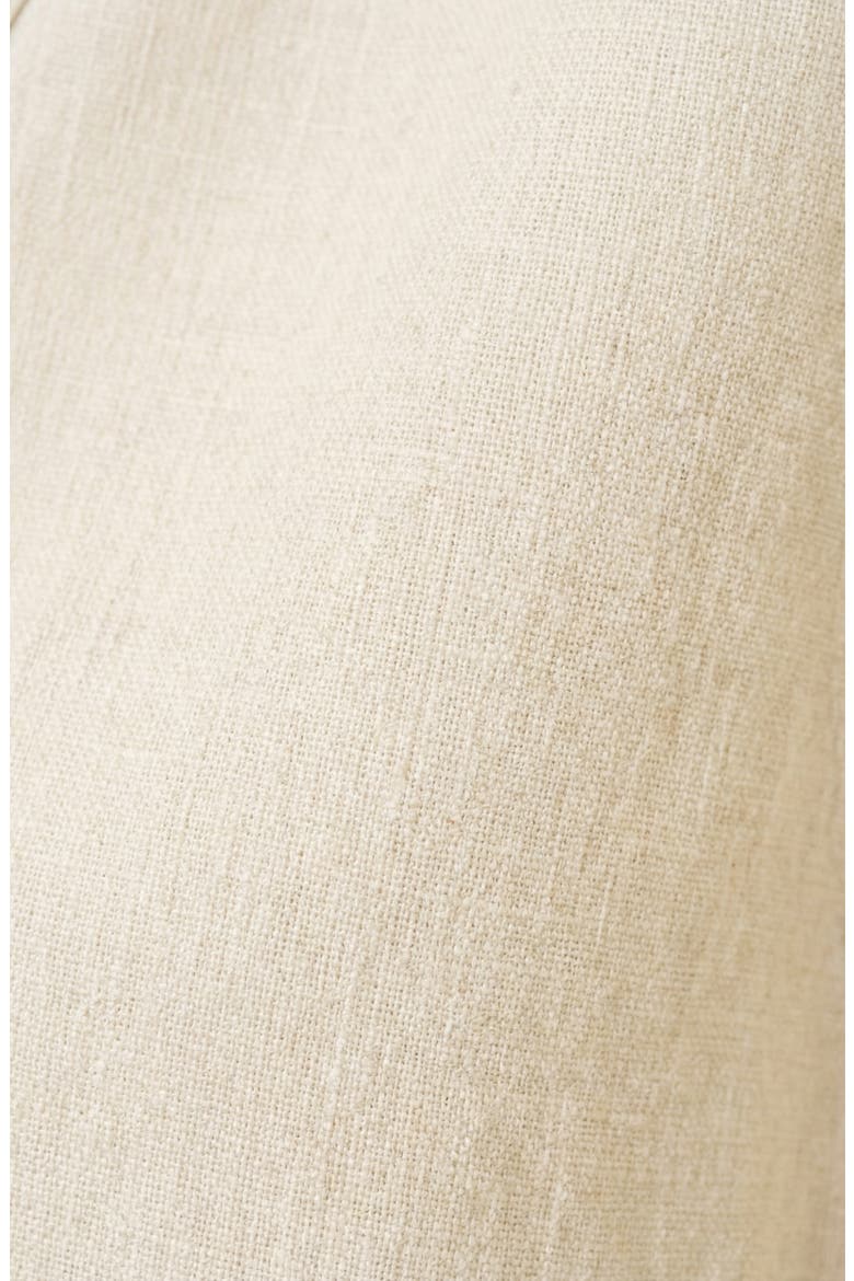 Sleeveless Collared Drop Waist Dress, Alternate, color, Light Beige
