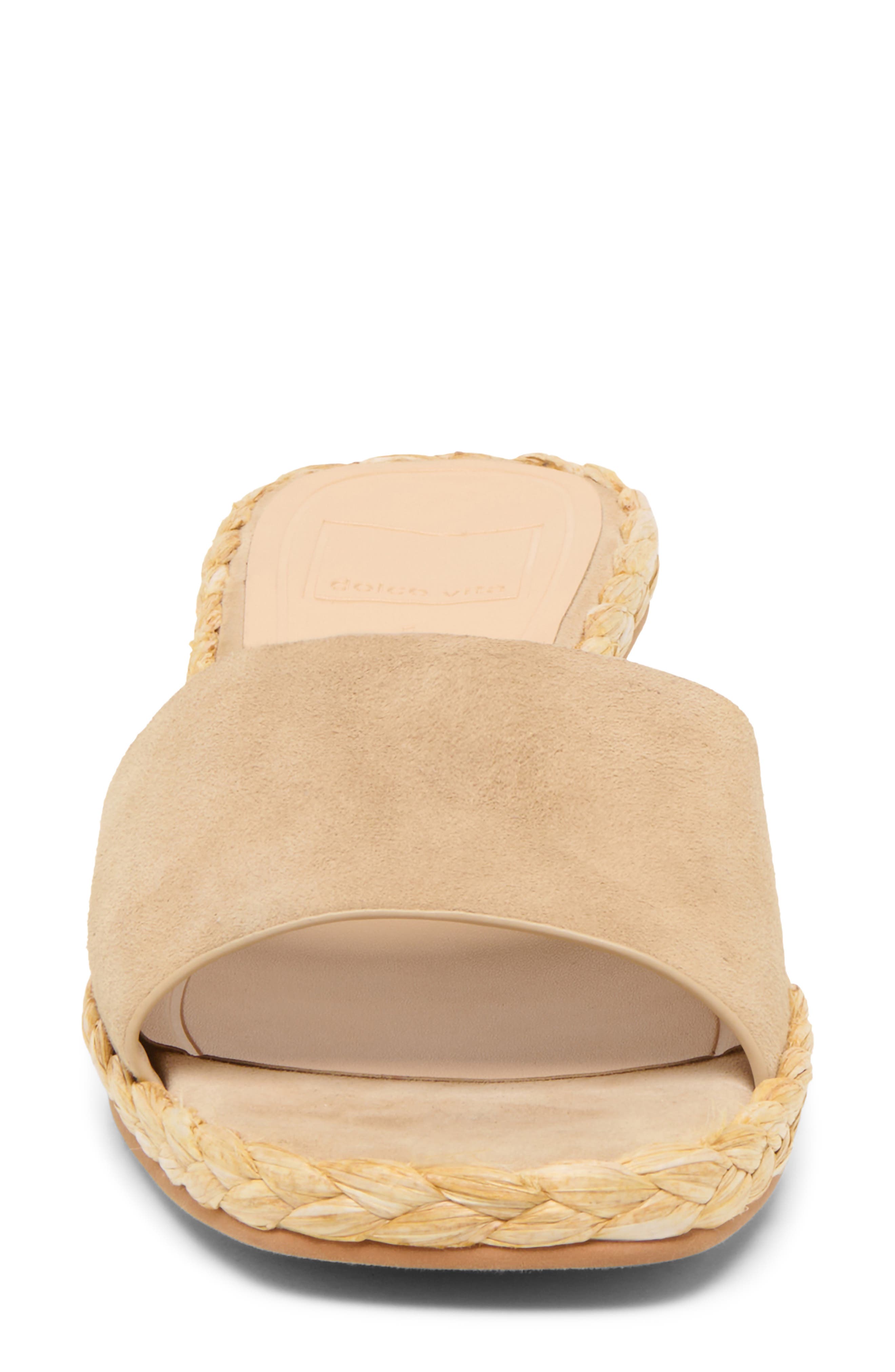 Dixi Slide Sandal, Alternate, color, CAMEL SUEDE