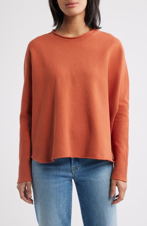 Anna Cotton Fleece Capelet Sweatshirt