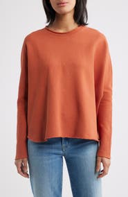 Frank & Eileen Anna Cotton Fleece Capelet Sweatshirt