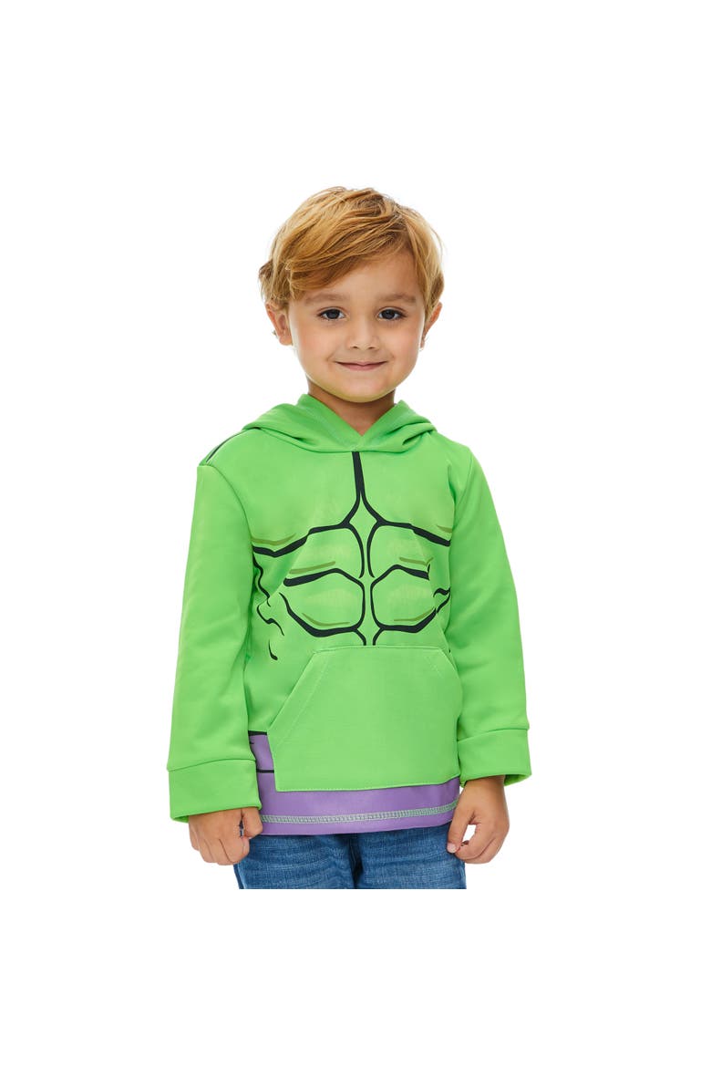 Avengers The Hulk Cosplay Fleece Hoodie, Alternate, color, Green Hulk