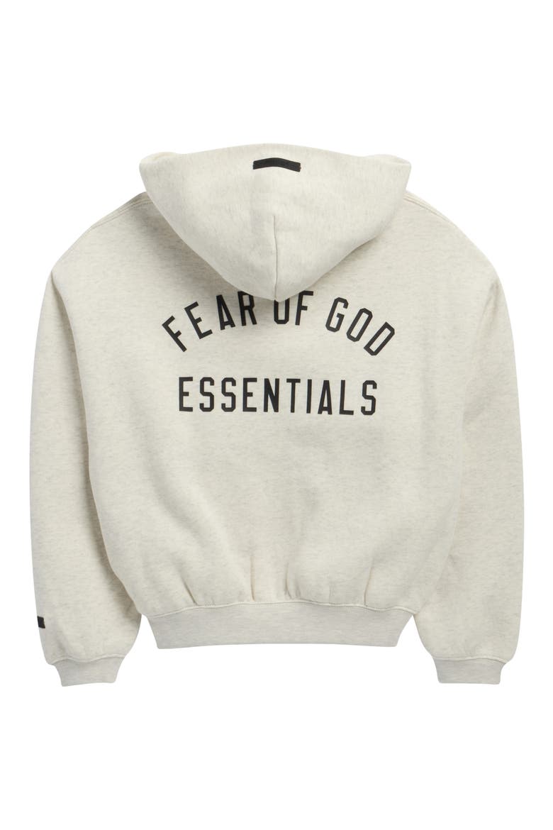 Kids' Classic Zip Hoodie, Alternate, color, OATMEAL HEATHER/ LIGHT HEATHER