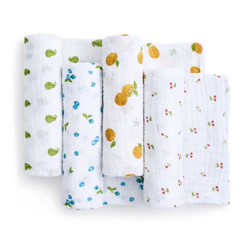 Aden + Anais 4-pack 100% Organic Cotton Muslin Swaddles In White