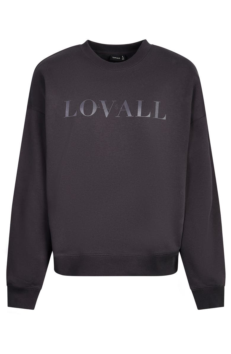 LOVALL ALL SZN Organic Oversized Sweatshirt Four, Alternate, color, Shadow