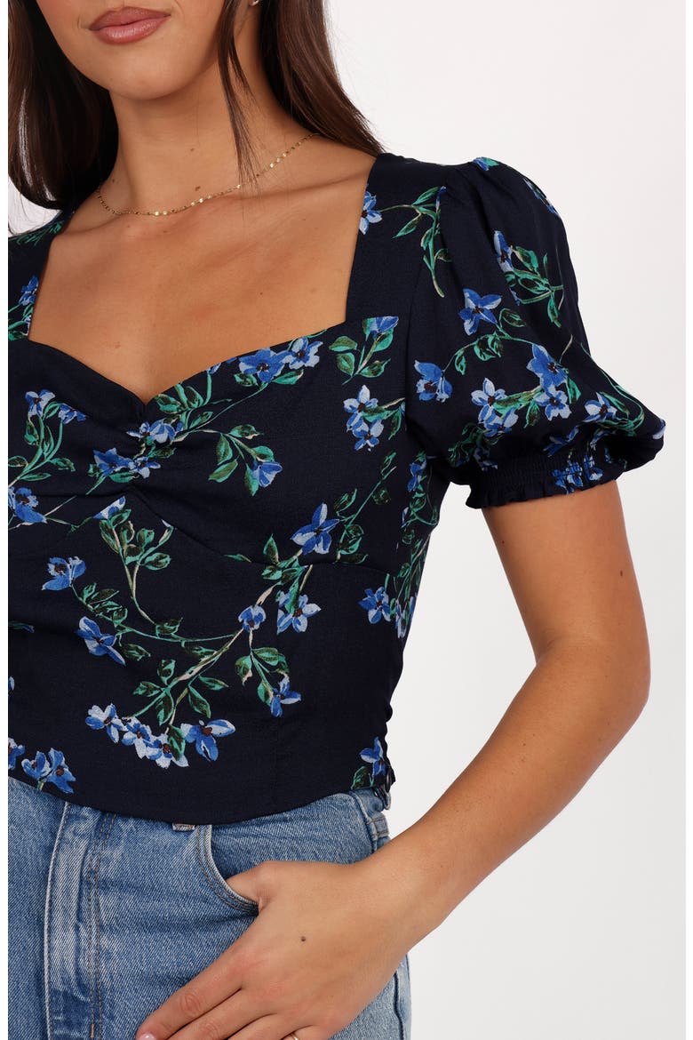 Noel Floral Top, Alternate, color, MIDNIGHT BLUES