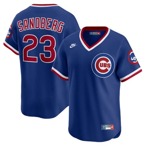 Men's Nike Ryne Sandberg Royal Chicago Cubs Throwback Cooperstown Collection Limited Jersey