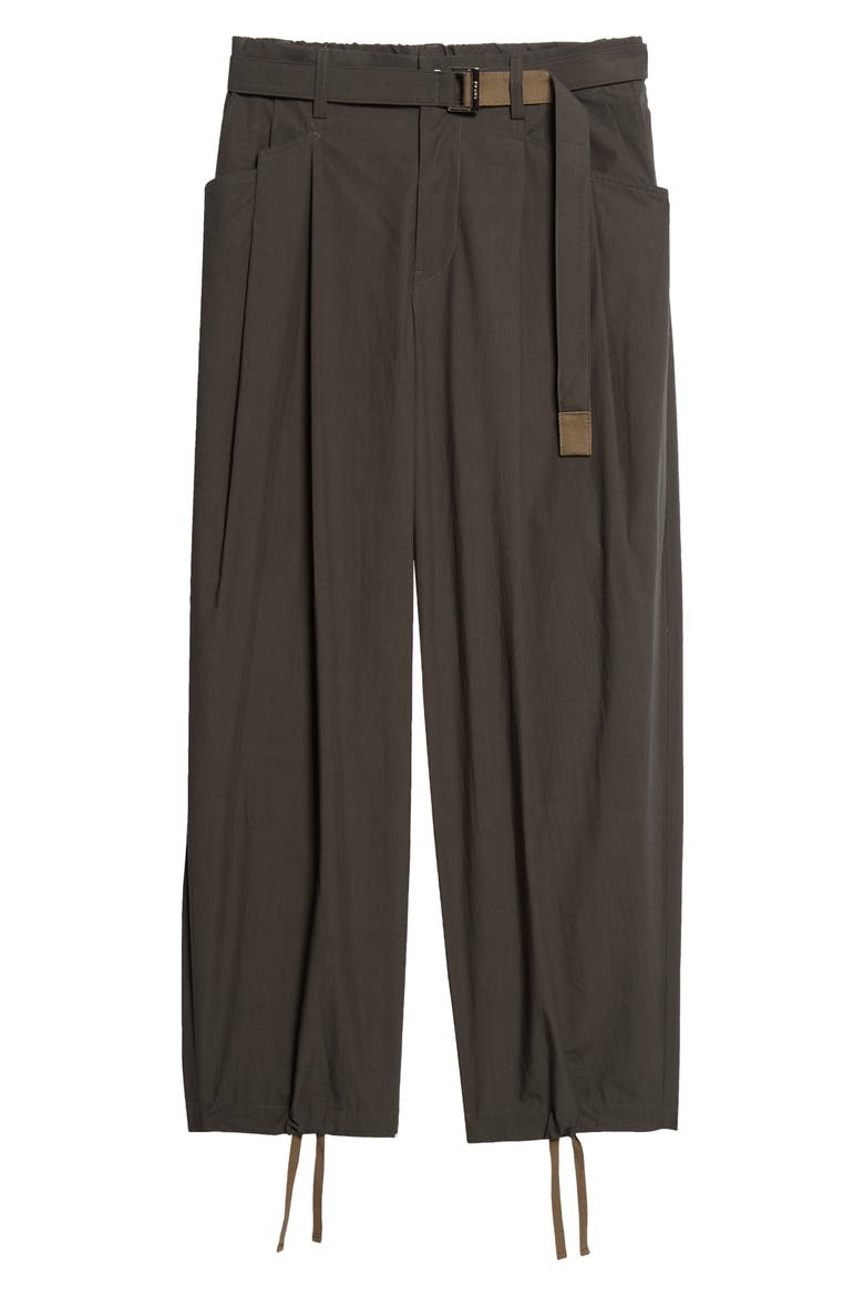 Cotton Typewriter Pants, Main, color, DARK KHAKI