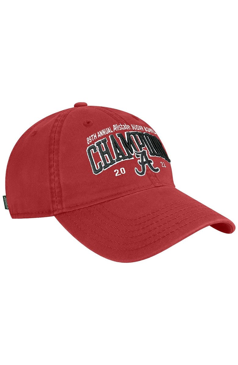 LEGACY ATHLETIC Men's Legacy Athletic Crimson Alabama Crimson Tide 2022 Sugar Bowl Champions Adjustable Hat, Alternate, color, 