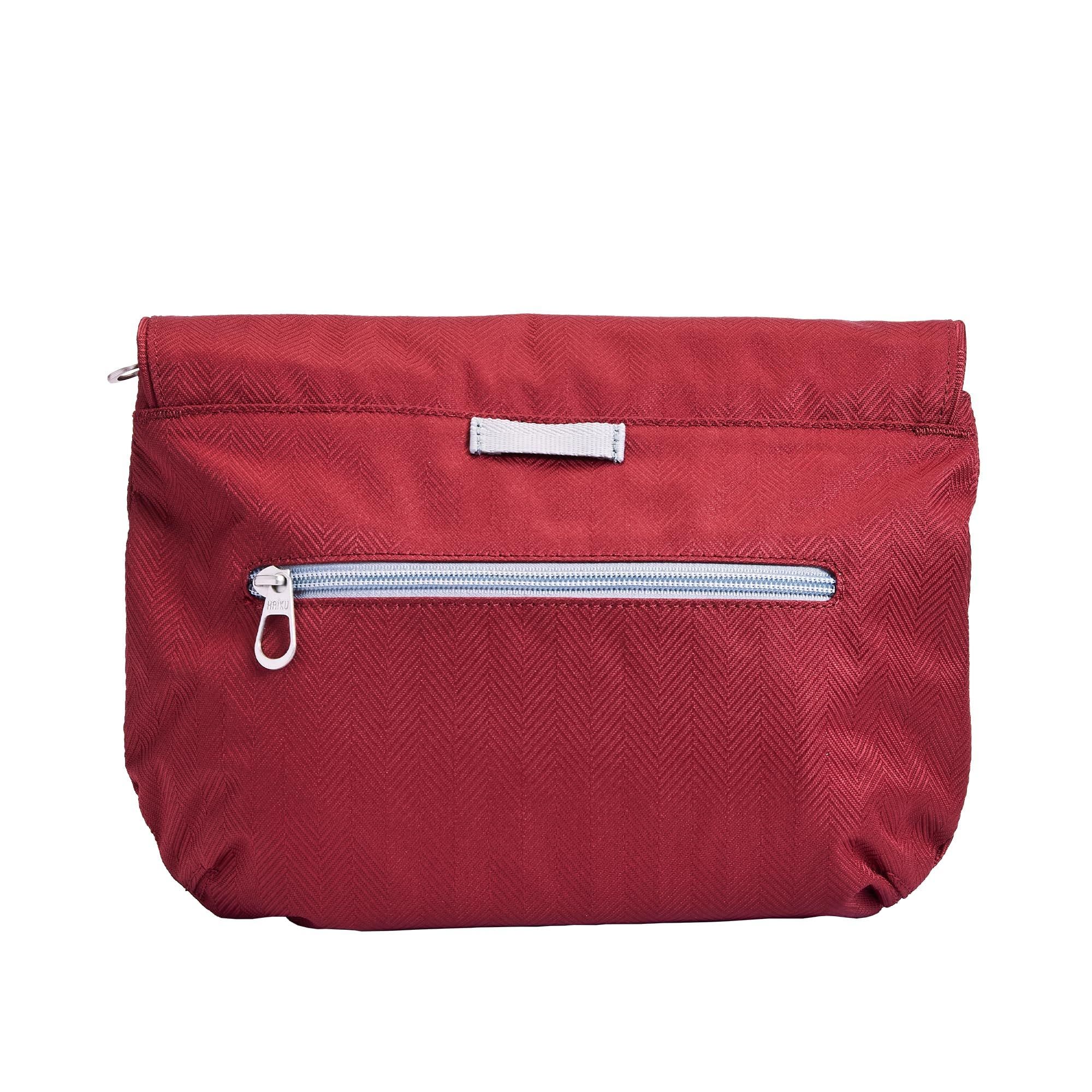 Bliss RFID Blocking Crossbody Saddle Bag, Alternate, color, Rosewood