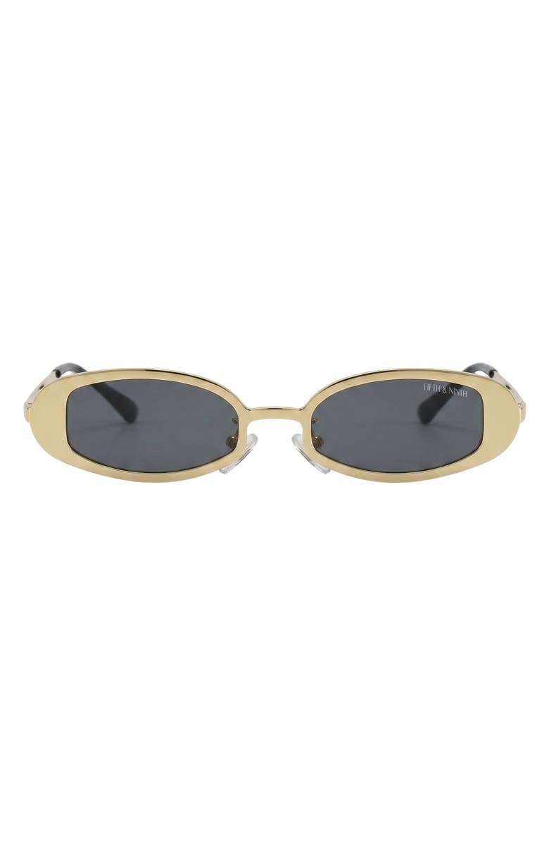Fifth & Ninth Sable 51mm Oval Sunglasses, Main, color, 