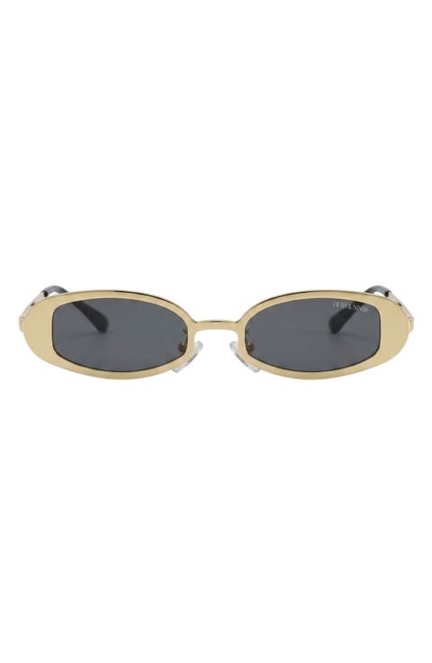 Sable 51mm Oval Sunglasses