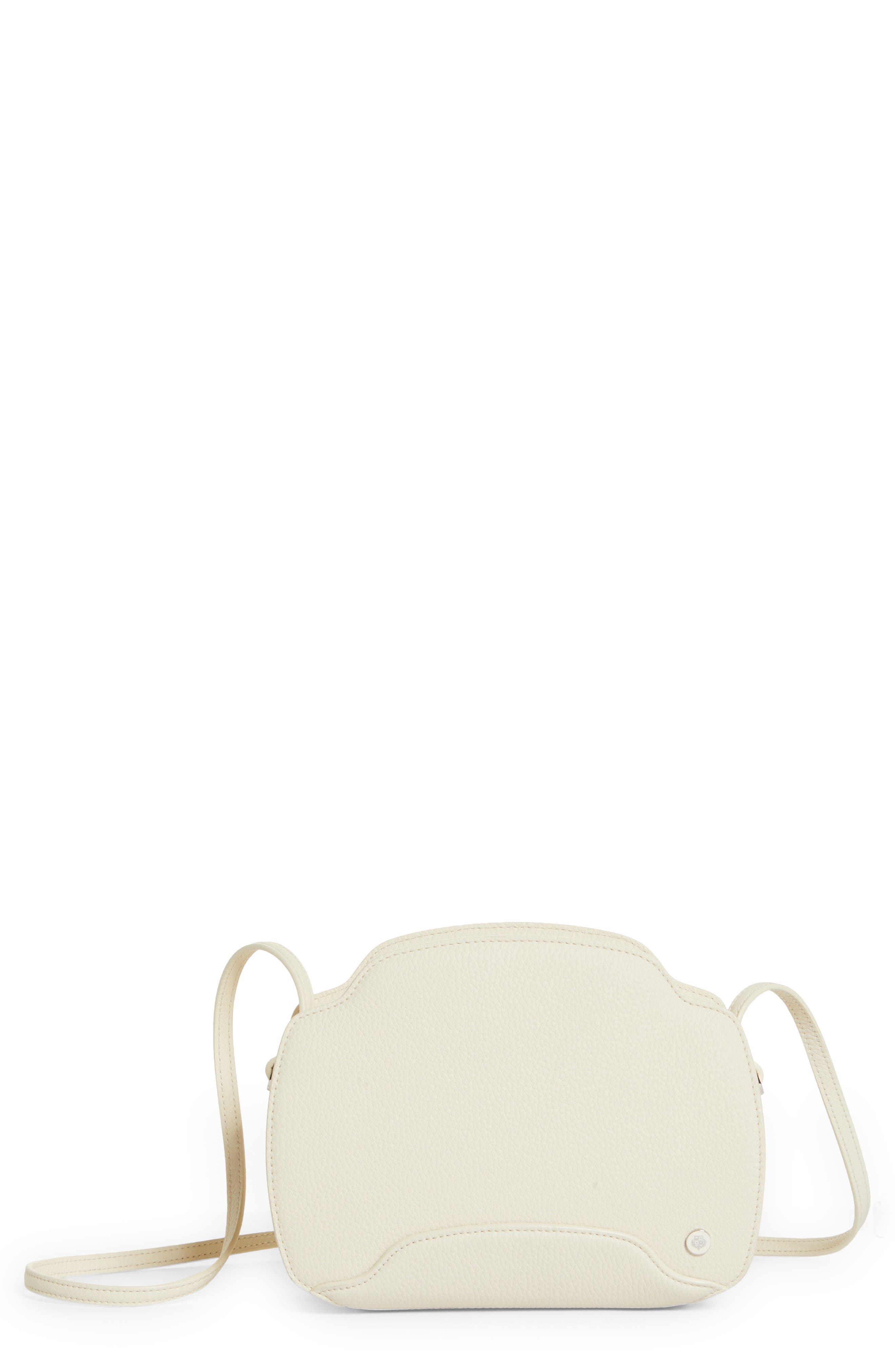 Loro Piana Sesia Matte Leather Crossbody Bag, Main, color, 