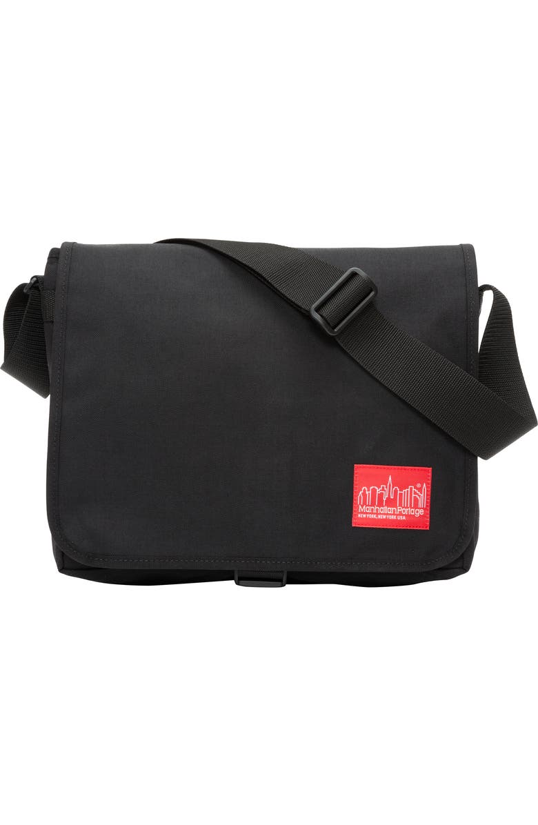 Manhattan Portage DJ 13" Laptop Bag Deluxe, Main, color, Black