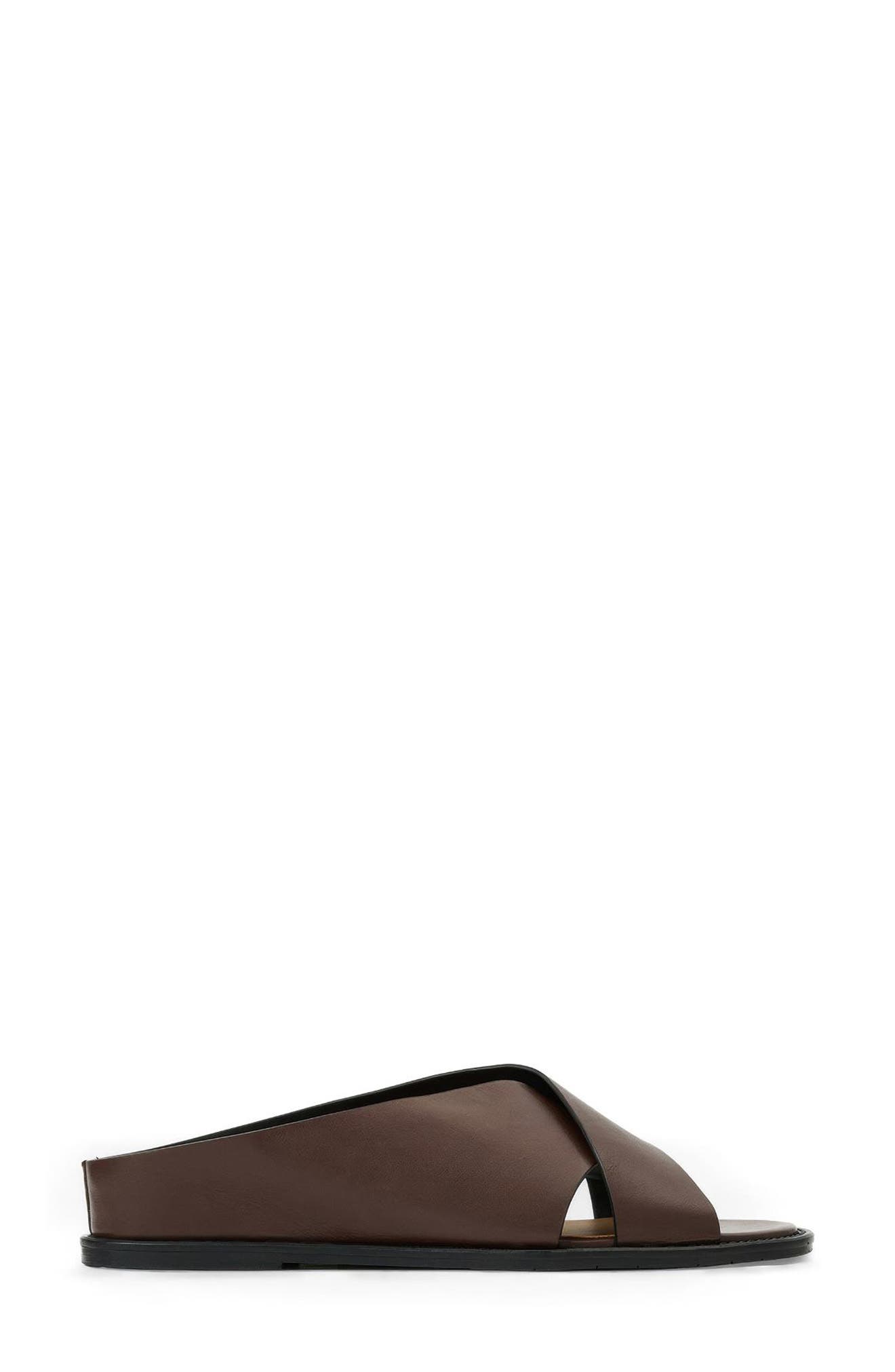 Aquatalia Potenza Waterproof Leather Slide Sandal, Alternate, color, 