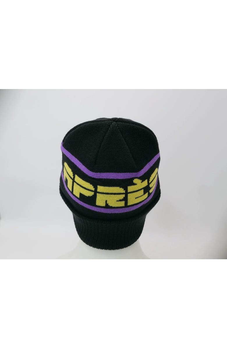 OOSC Après Beanie - Black, Purple, Yellow, Alternate, color, Black, Purple, Yellow