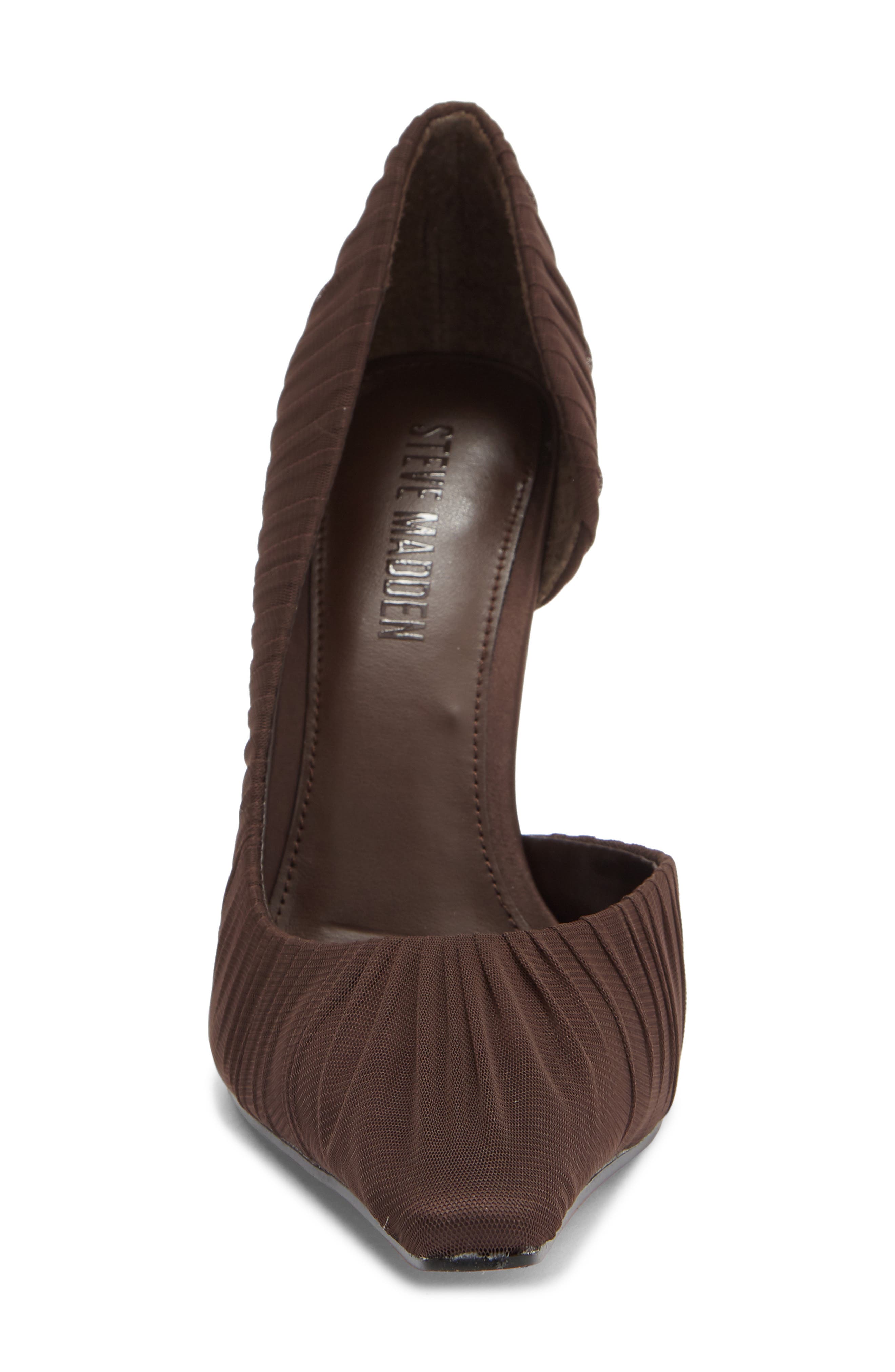 Elegant Pointed Toe d'Orsay Pump, Alternate, color, BROWN