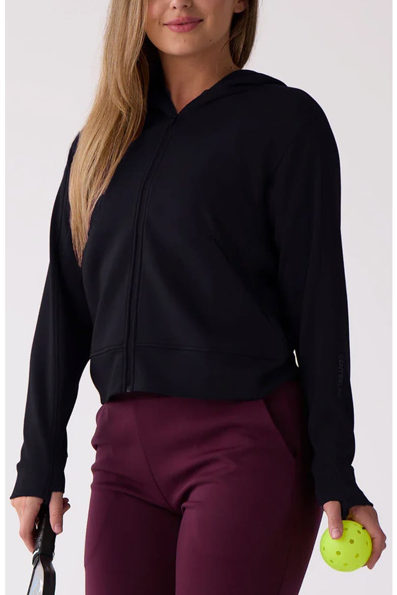 Women's Après Full Zip Hood, Main, color, Black