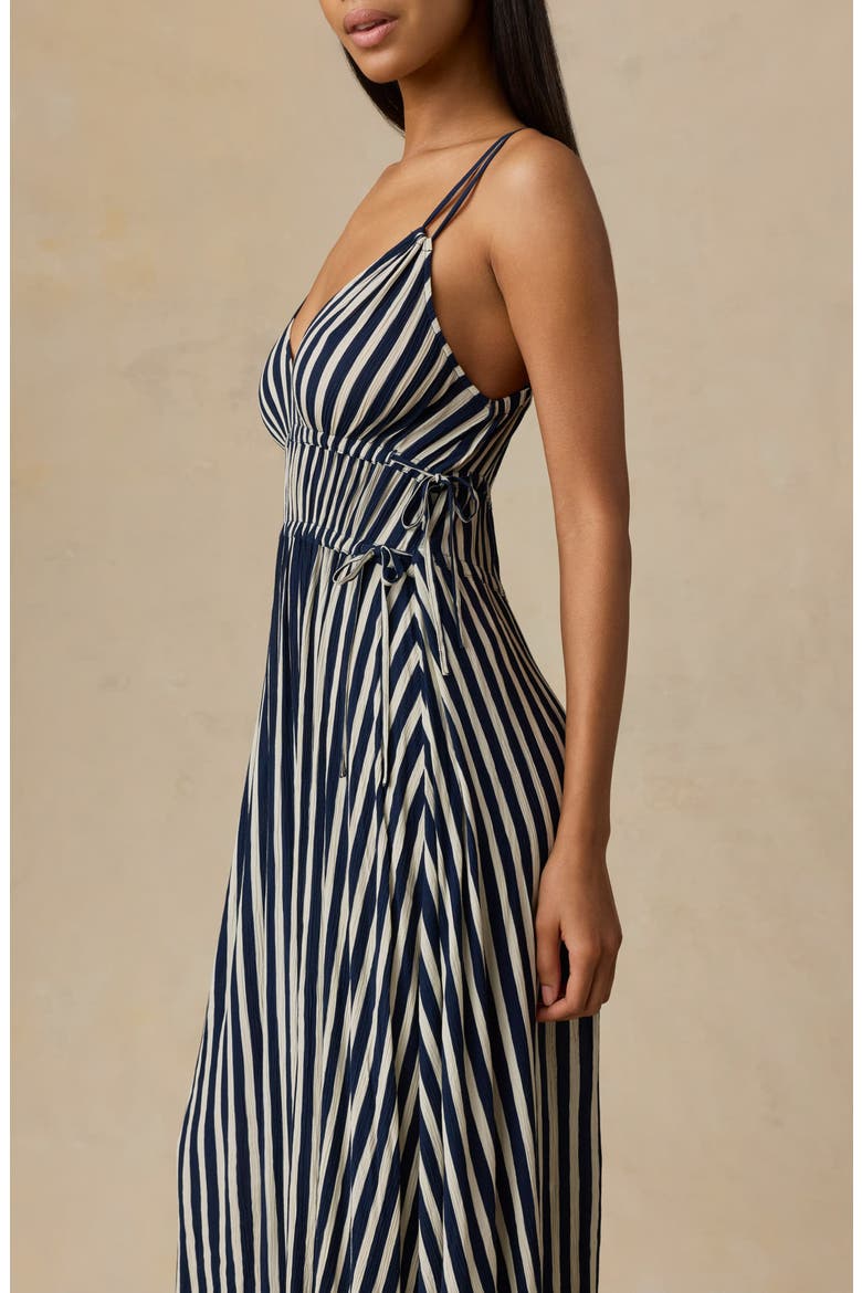 Sunbeam Stripe A-Line Dress, Alternate, color, SPELLBOUND COASTAL STRIPE