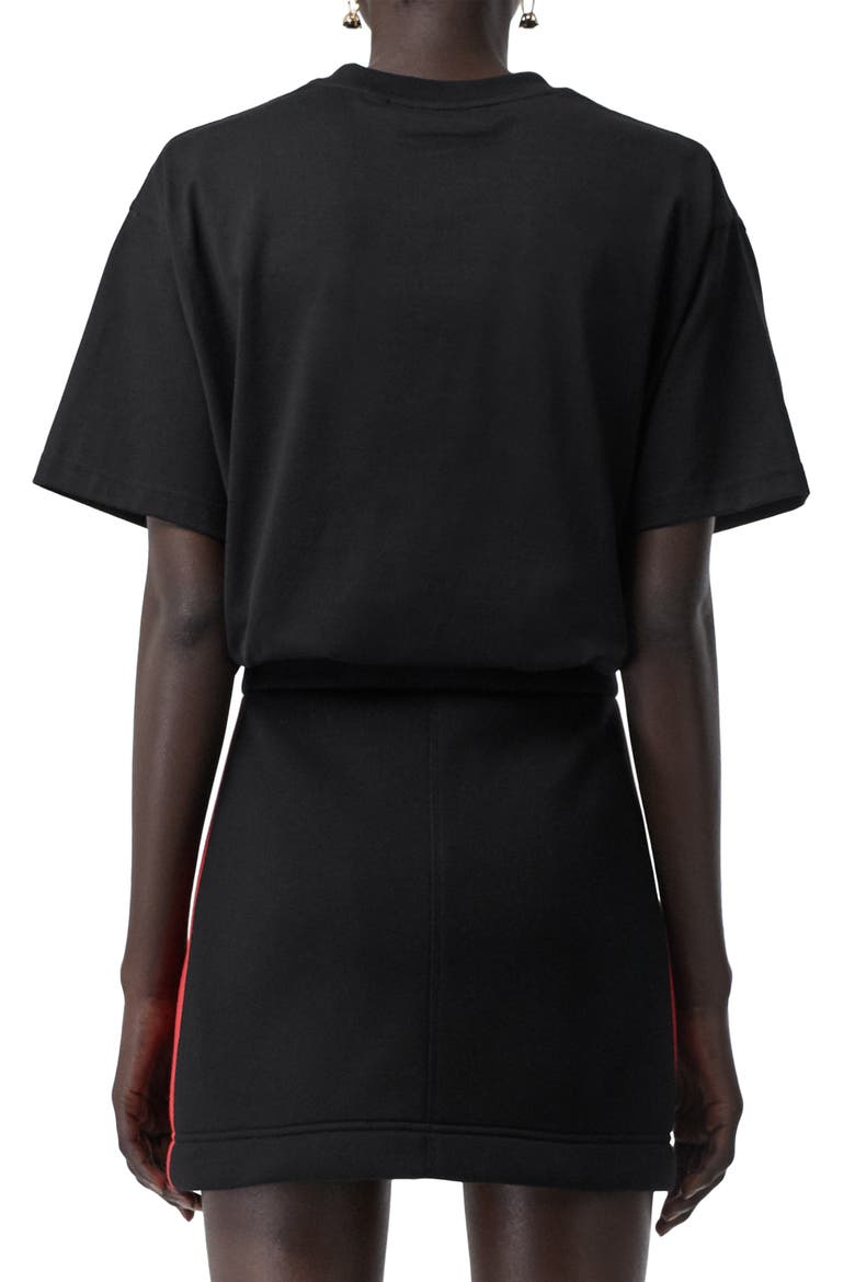 Carrick Logo Embroidered Tee, Alternate, color, BLACK