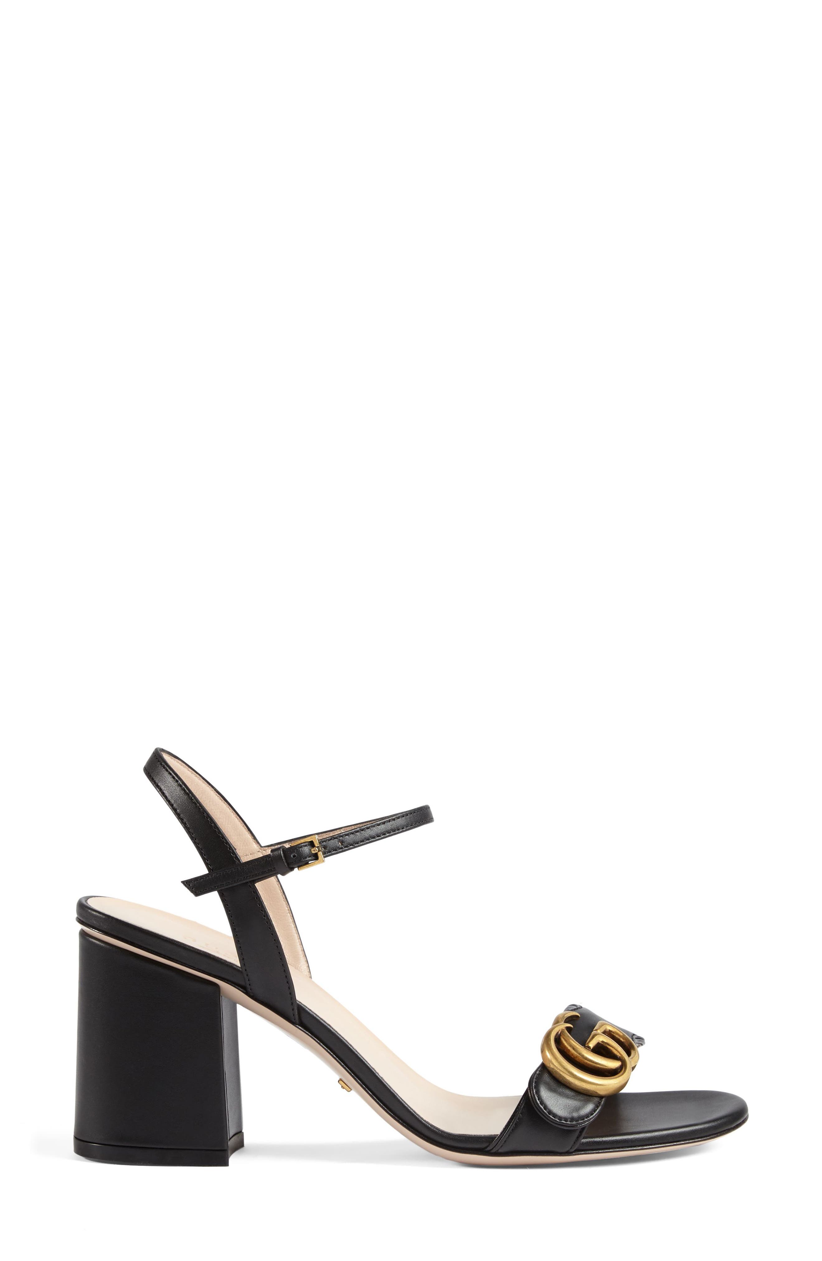 Gucci GG Quarter Strap Sandal, Alternate, color, 