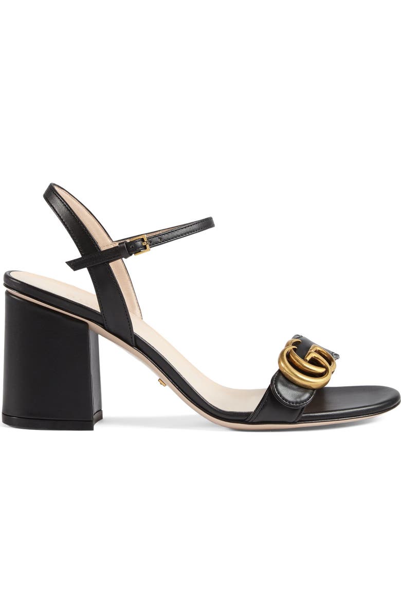 Gucci GG Quarter Strap Sandal, Alternate, color,