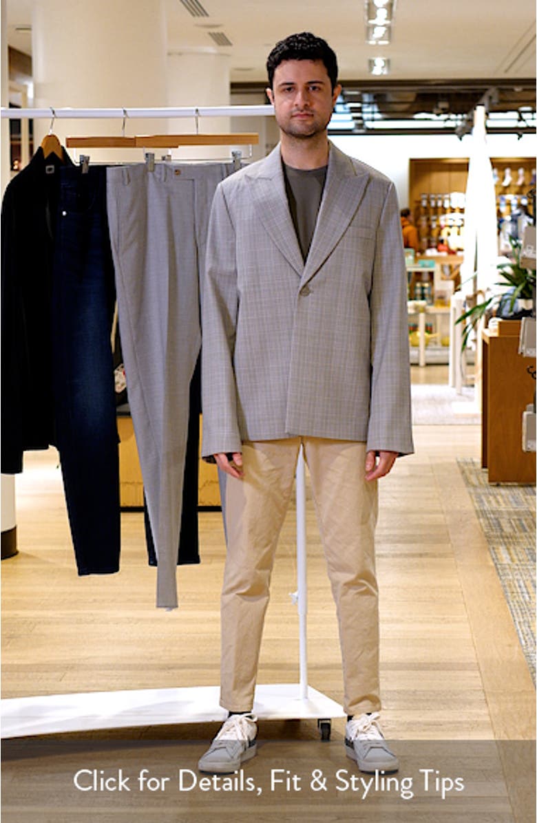 Plaid Wool Blend Sport Coat, sales video thumbnail