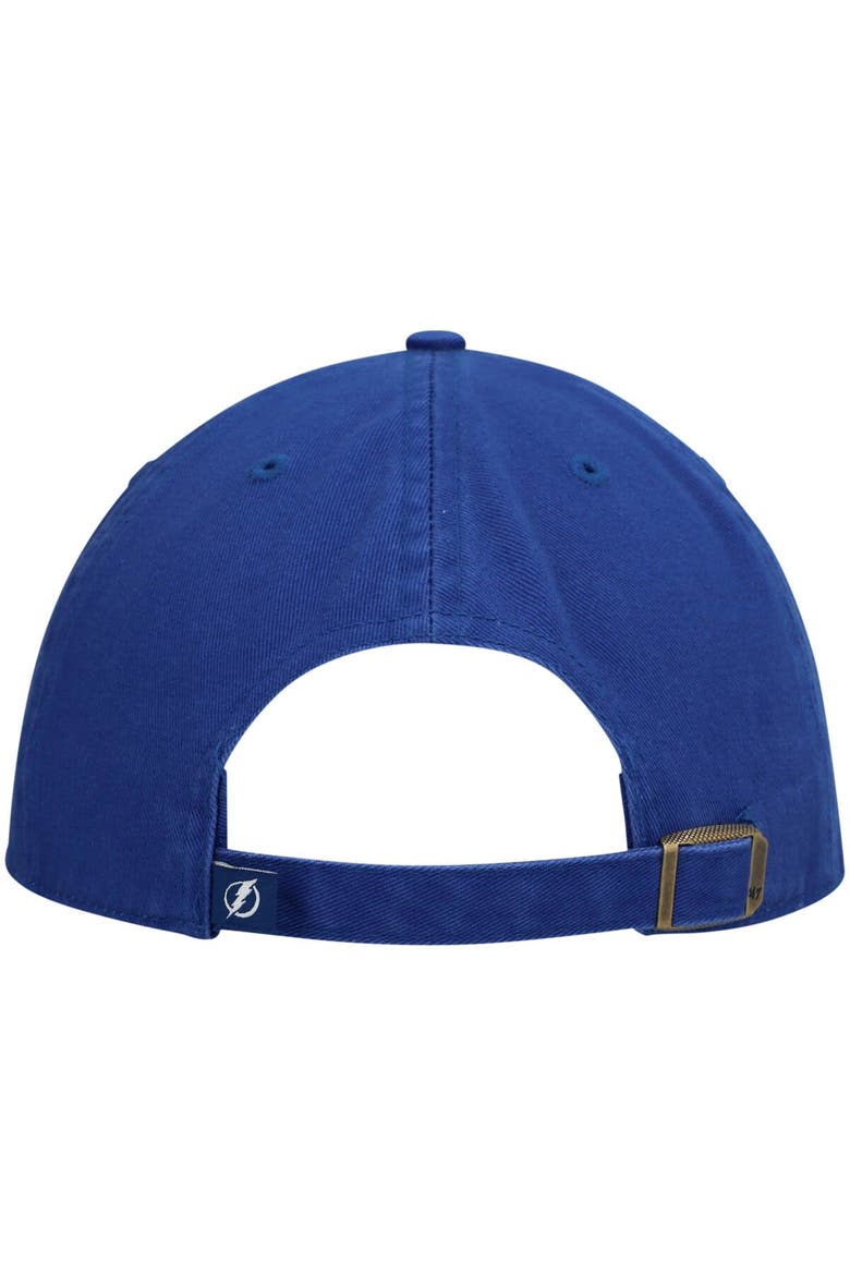 Men's '47 Blue Tampa Bay Lightning Team Clean Up Adjustable Hat, Alternate, color, Blue
