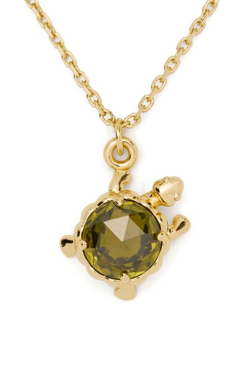 secret garden turtle pendant necklace