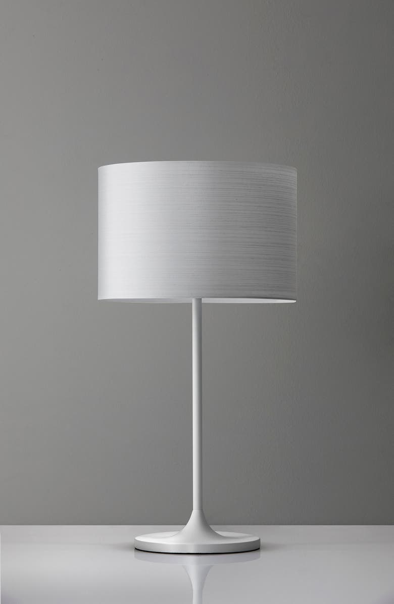 ADESSO LIGHTING Oslo Table Lamp, Alternate, color, White