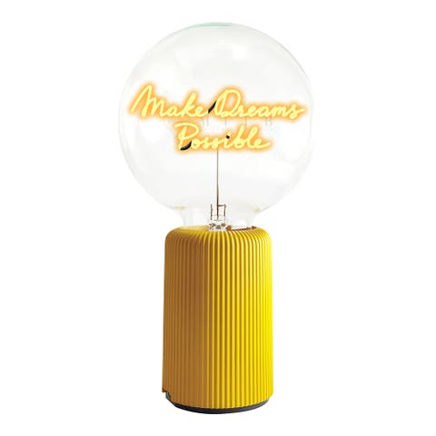 Make Dreams Possible Portable Table Lamp