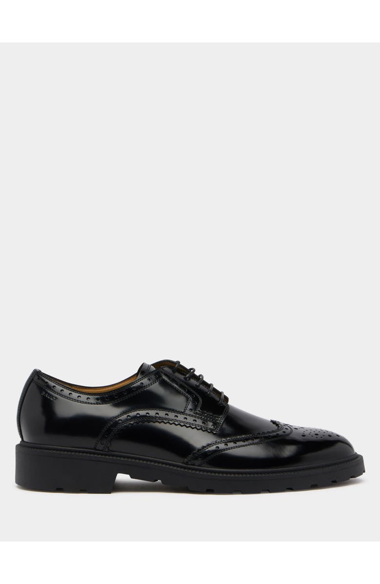 Bally Eduard Derby in Leather, Main, color, Black