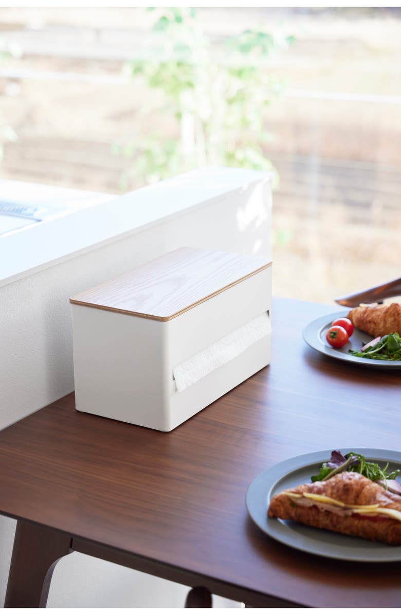 Yamazaki Paper Towel Dispenser, Alternate, color, Ash