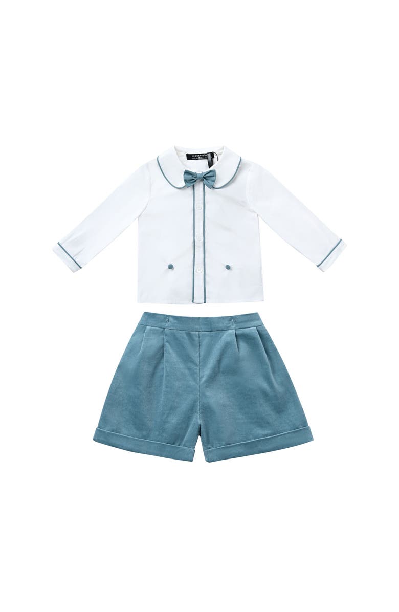 MOUSTACHE Montrose Formal Shorts Set, Main, color, Light Blue