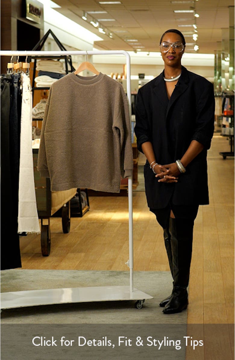 High Pile Fleece Lounge Top, sales video thumbnail