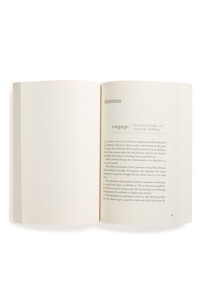 The Upside of Stress Book, Alternate, color, NONE