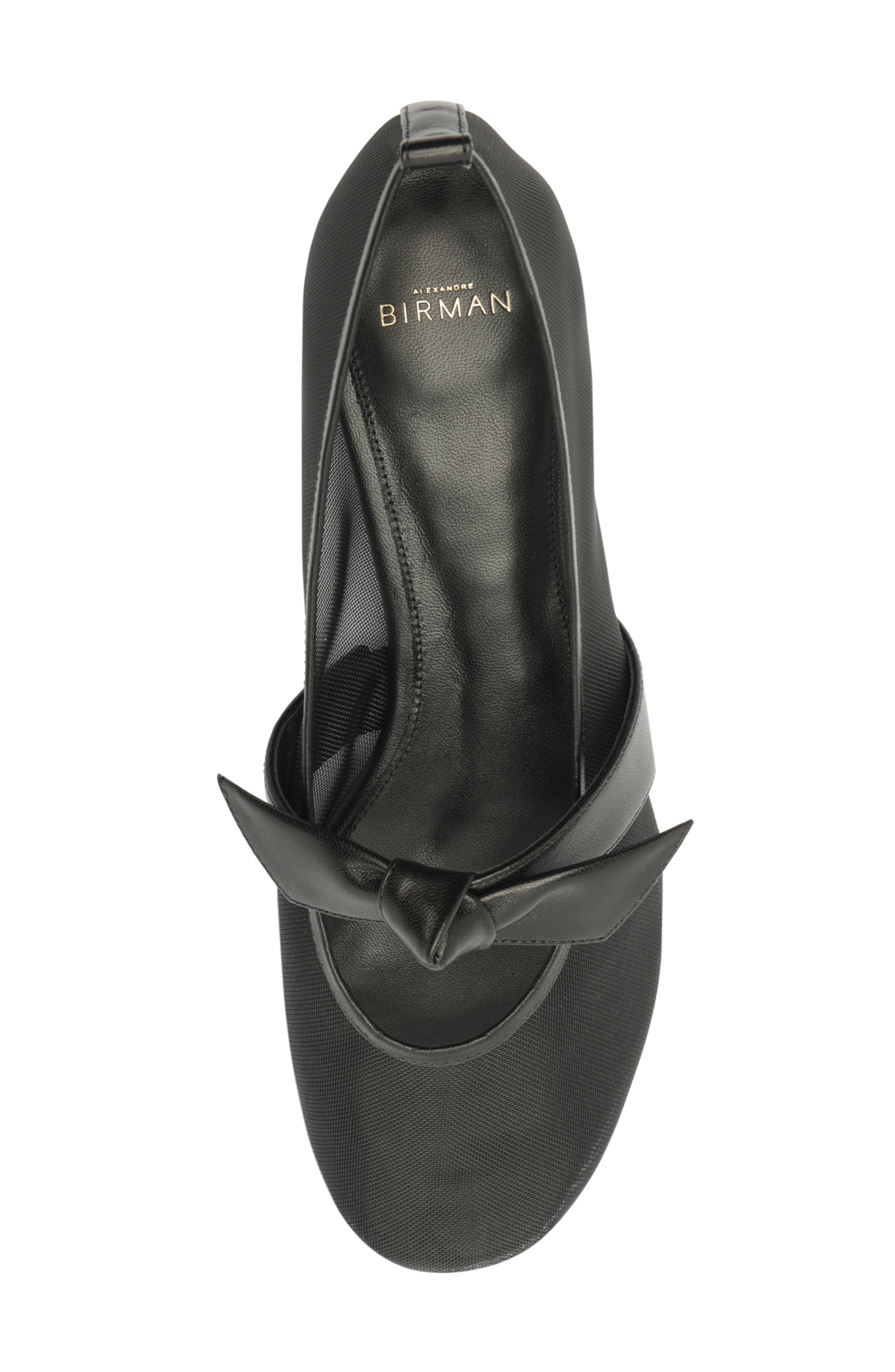 Alexandre Birman Clarita Ballerina Mary Jane Flat, Alternate, color, Black