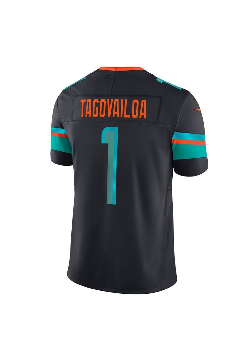 Men's Nike Tua Tagovailoa Pitch Blue Miami Dolphins 2025 Rivalries Collection Limited Jersey, Alternate, color, Navy